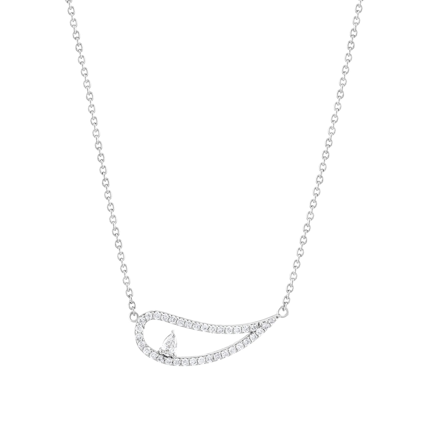 0,23 Karat Pırlantalı Özel Tasarım Kolye