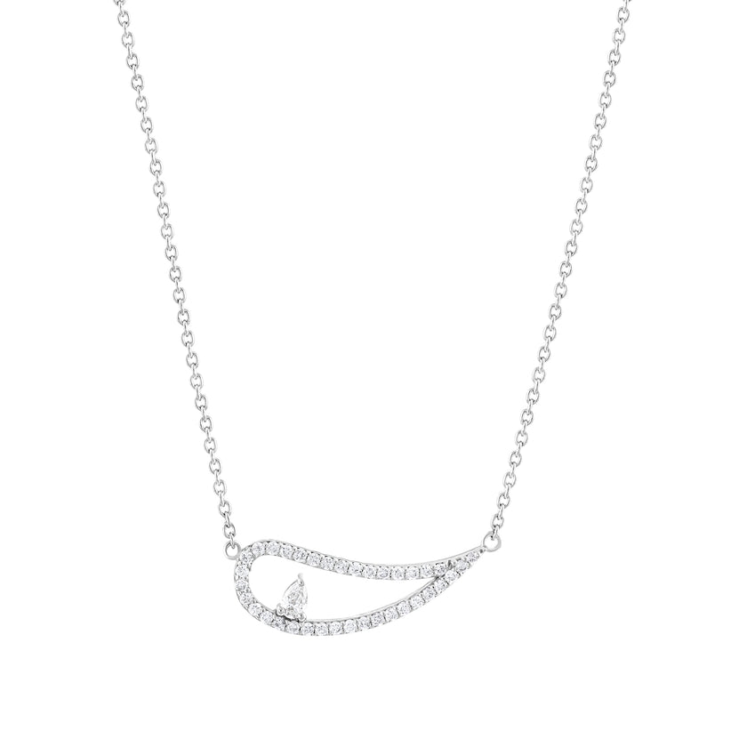 0,23 Karat Pırlantalı Özel Tasarım Kolye