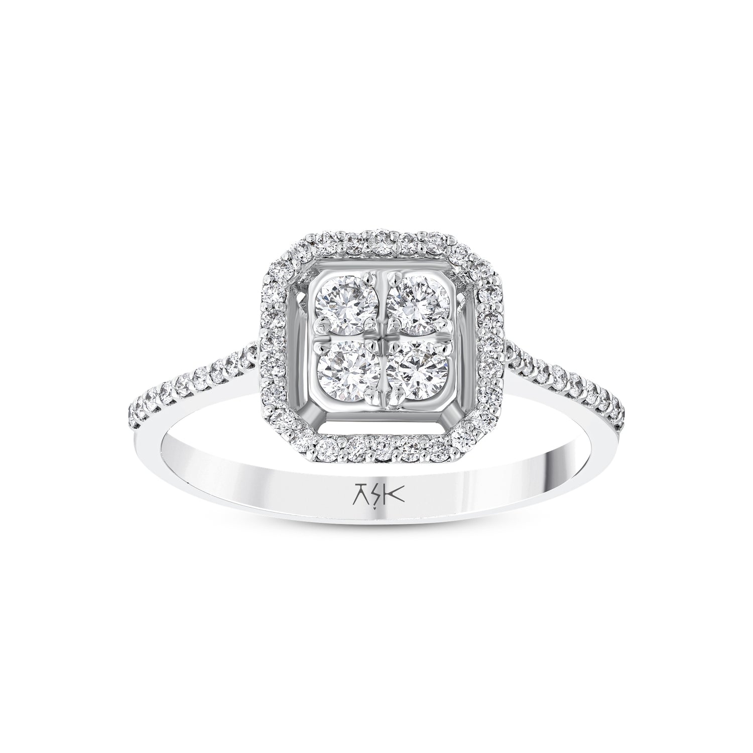 0,40 Karat Pırlantalı Özel Tasarım Yüzük