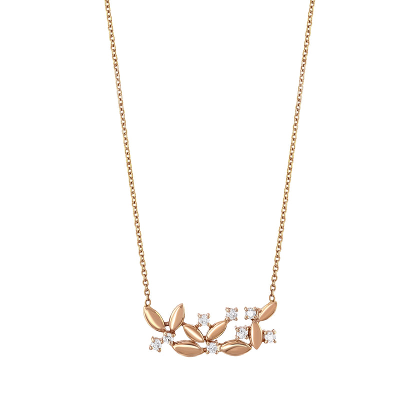 0,19 Karat Pırlantalı Özel Tasarım Kolye