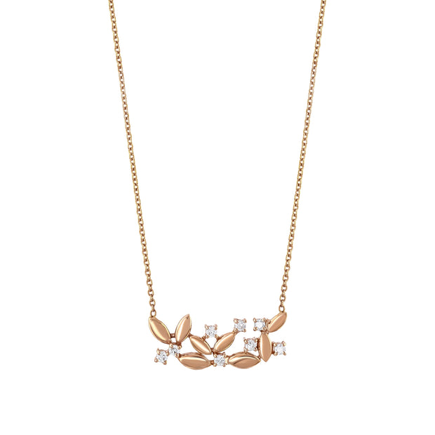 0,19 Karat Pırlantalı Özel Tasarım Kolye