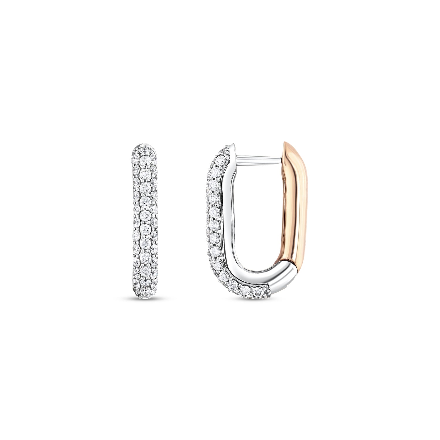 1,26 Karat Pırlantalı Özel Tasarım Küpe