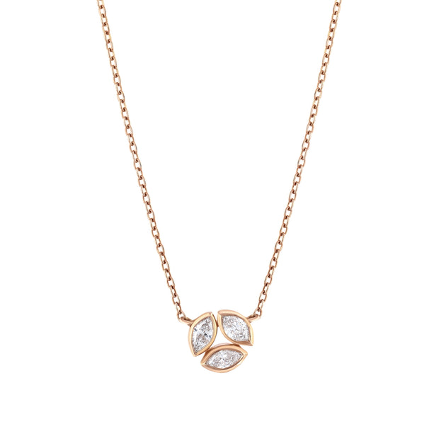 0,40 Karat Pırlantalı Özel Tasarım Kolye