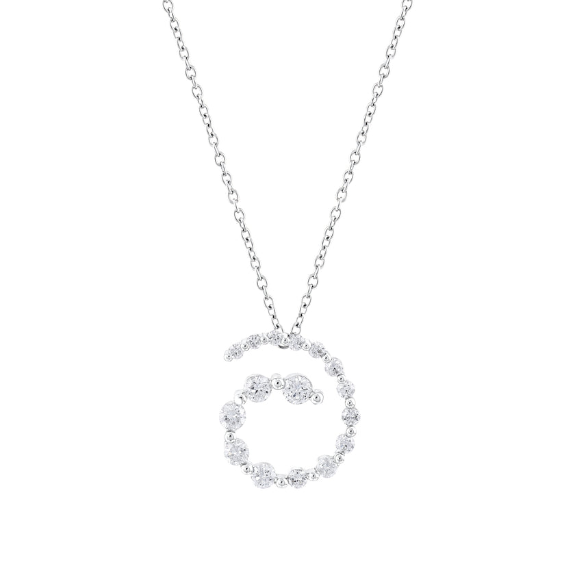 0,60 Karat Pırlantalı Özel Tasarım Kolye