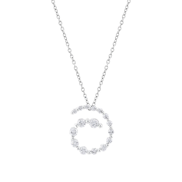 0,60 Karat Pırlantalı Özel Tasarım Kolye