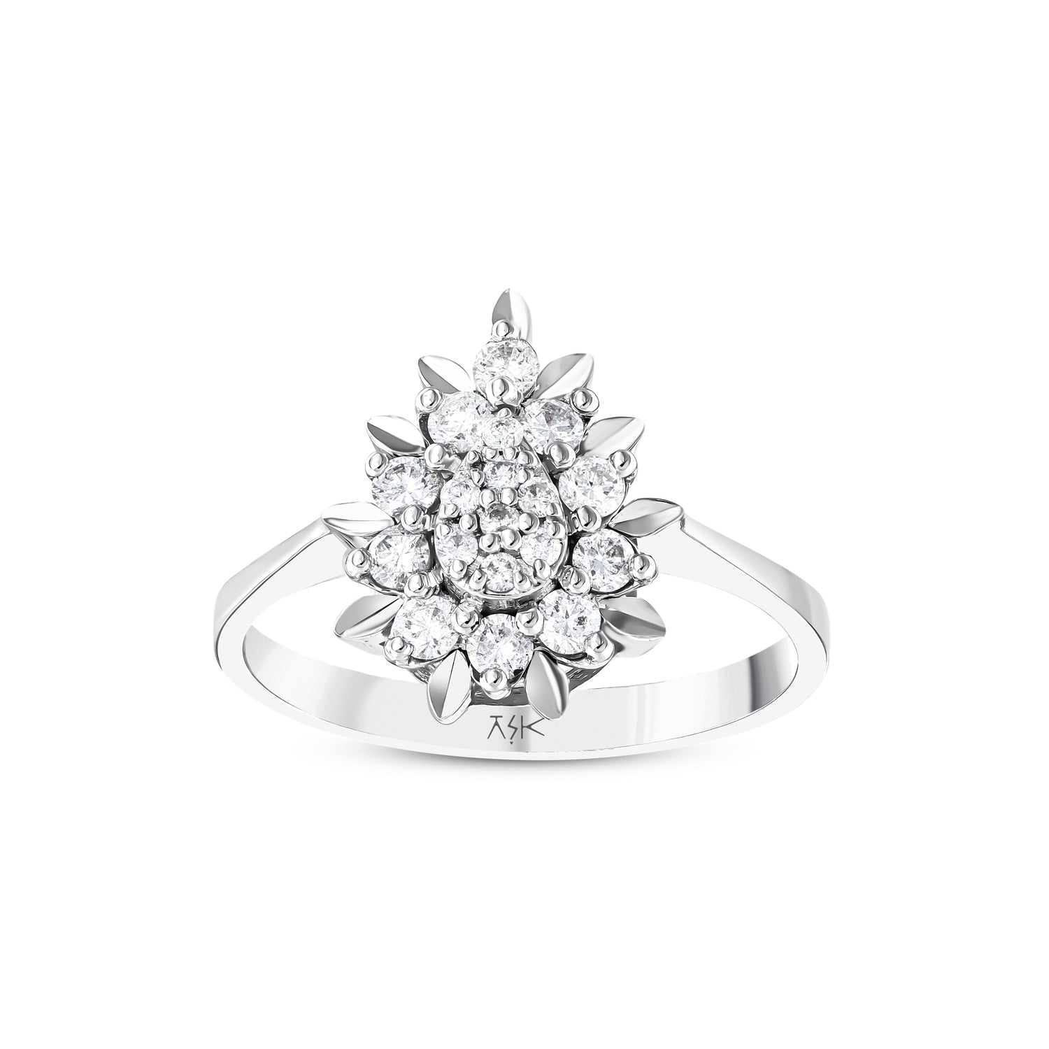 0.35 Karat Pırlantalı Özel Tasarım Yüzük