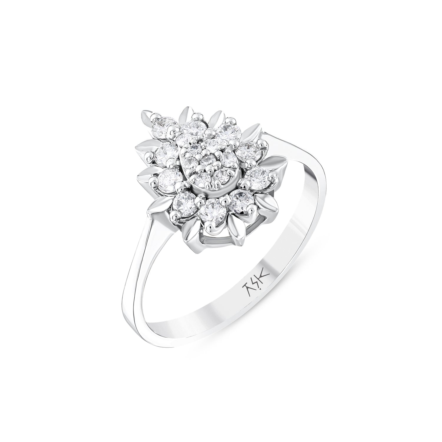 0.35 Karat Pırlantalı Özel Tasarım Yüzük