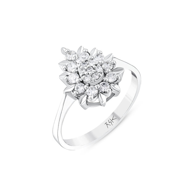 0.35 Karat Pırlantalı Özel Tasarım Yüzük