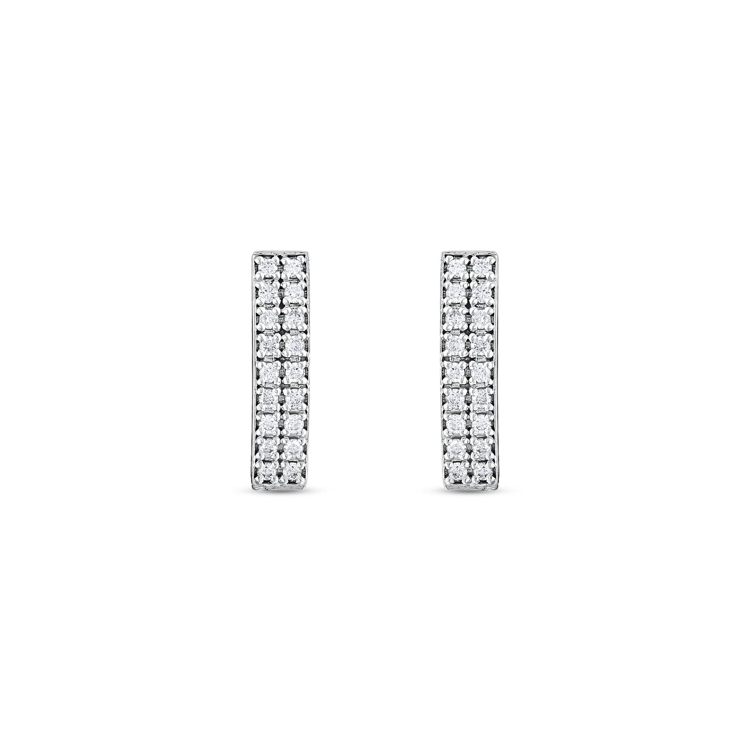 0,25 Karat Pırlantalı Özel Tasarım Küpe