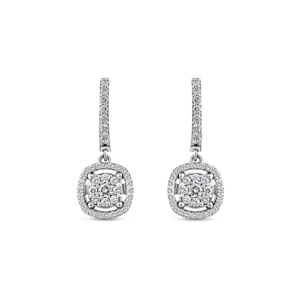 0,53 Karat Pırlantalı Özel Tasarım Küpe