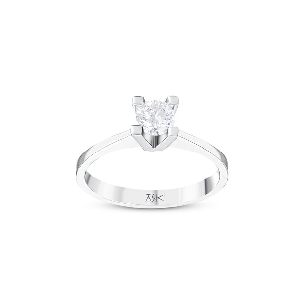 0,50 Karat Pırlantalı Tektaş Yüzük