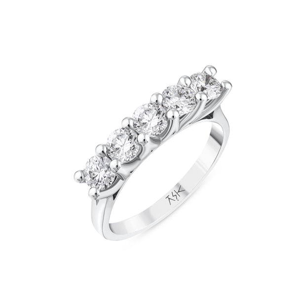 1,23 Karat Pırlantalı Beştaş Yüzük