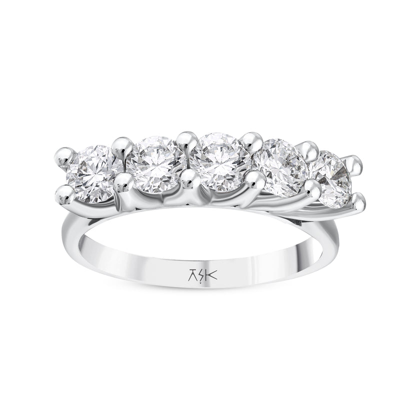 1,30 Karat Pırlantalı Beştaş Yüzük