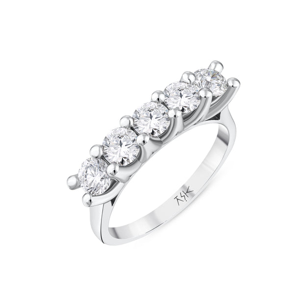 1,30 Karat Pırlantalı Beştaş Yüzük