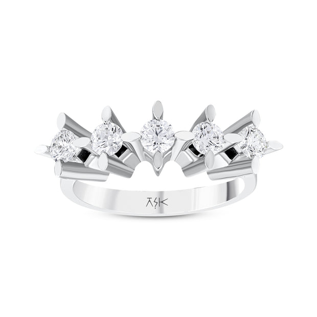 0,70 Karat Pırlantalı Beştaş Yüzük