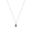 0,89 Karat Pırlanta London Topaz Kolye