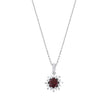 0,82 Karat Pırlanta Garnet Kolye