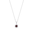 0,82 Karat Pırlanta Garnet Kolye