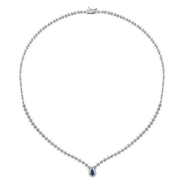 1,99 Karat Pırlanta Safir Gerdanlık