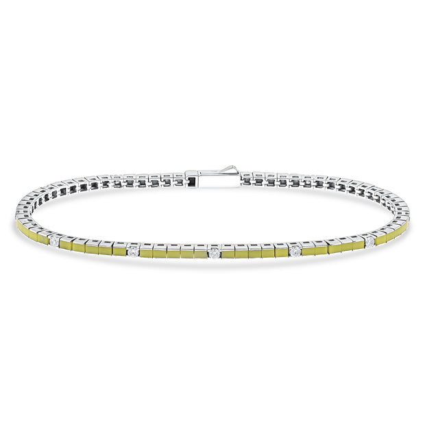 0,40 Karat Pırlantalı Özel Tasarım Bileklik