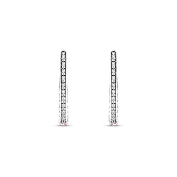 0,30 Karat Pırlantalı Özel Tasarım Küpe