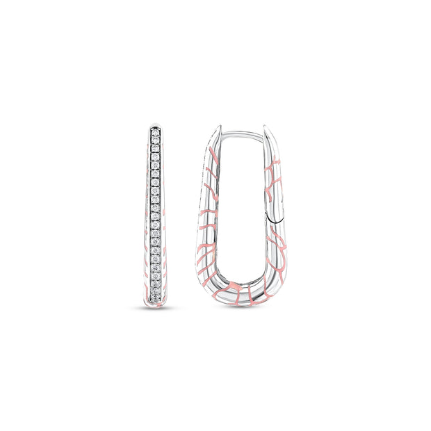 0,30 Karat Pırlantalı Özel Tasarım Küpe