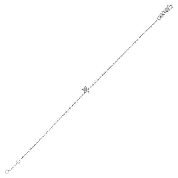 0,05 Karat Pırlantalı Özel Tasarım Bileklik