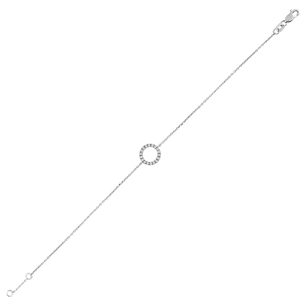 0,05 Karat Pırlantalı Özel Tasarım Bileklik