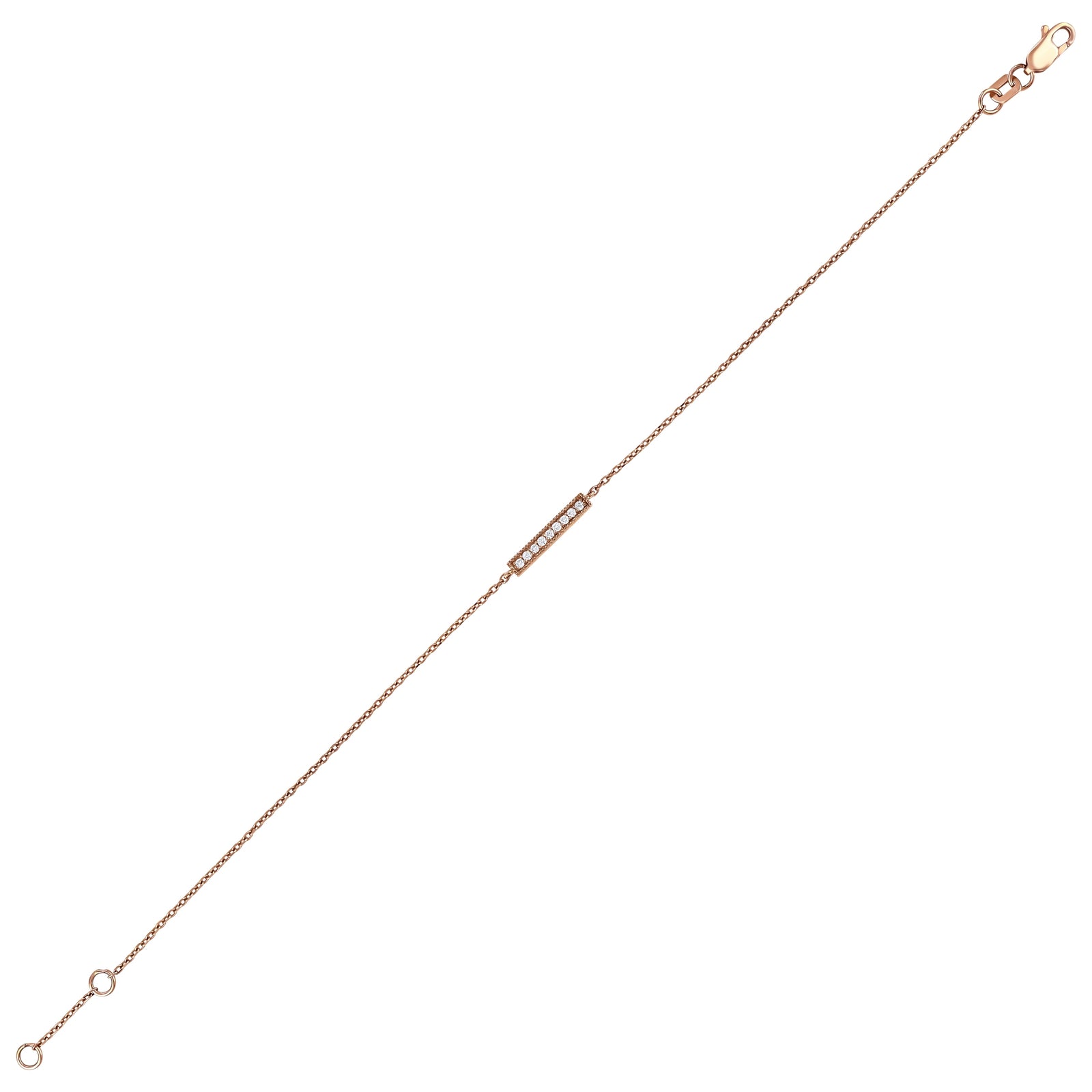 0,07 Karat Pırlantalı Özel Tasarım Bileklik