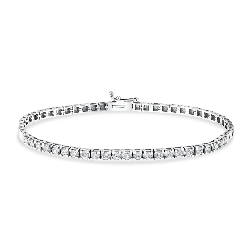 1,42 Karat Pırlantalı Suyolu Bileklik