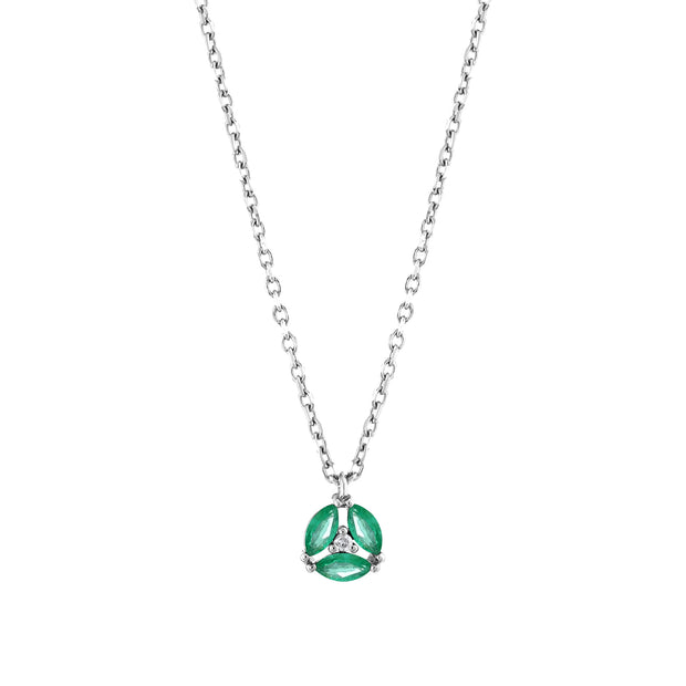 0,24 Karat Pırlantalı Özel Tasarım Kolye