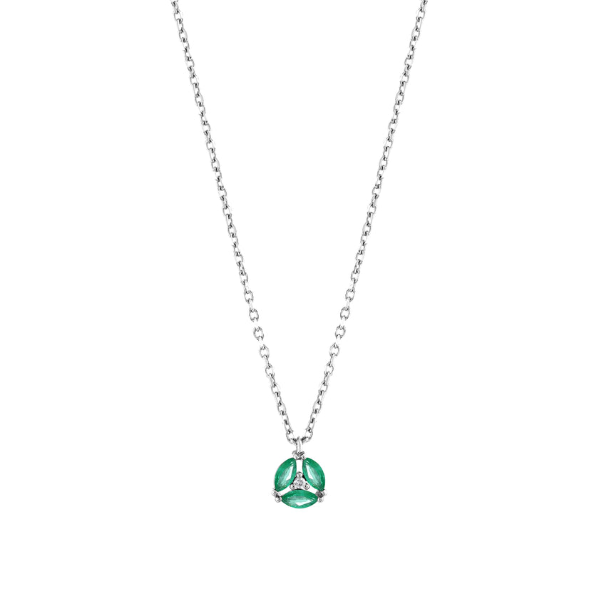 0,24 Karat Pırlantalı Özel Tasarım Kolye