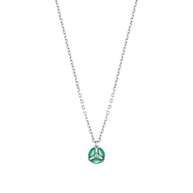 0,24 Karat Pırlantalı Özel Tasarım Kolye