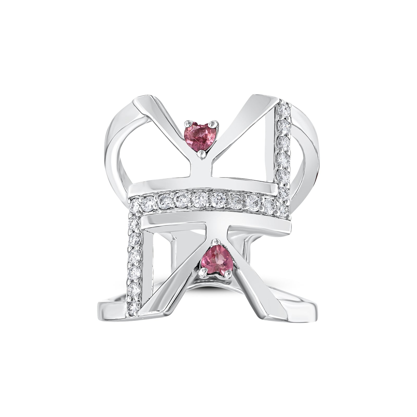 0,46 Karat Pırlanta Turmalin Yüzük