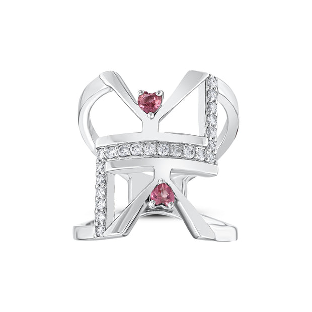 0,46 Karat Pırlanta Turmalin Yüzük