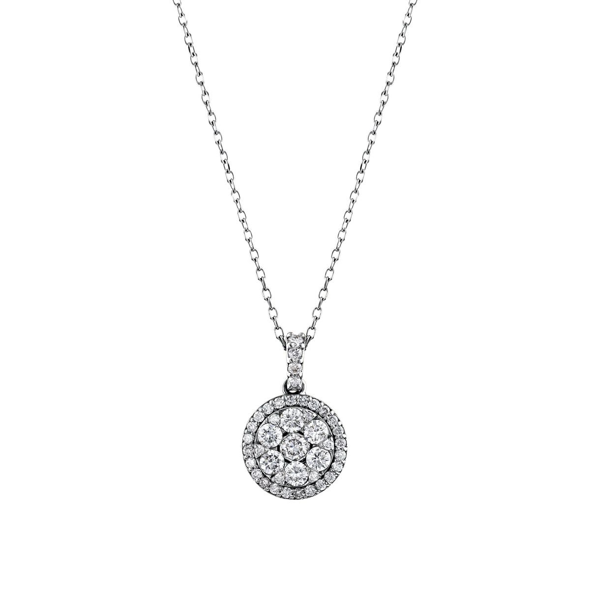 0,48 Karat Pırlantalı Özel Tasarım Kolye | Aşk Pırlanta
