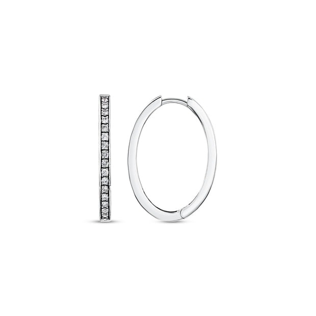 0,30 Karat Pırlantalı Özel Tasarım Küpe