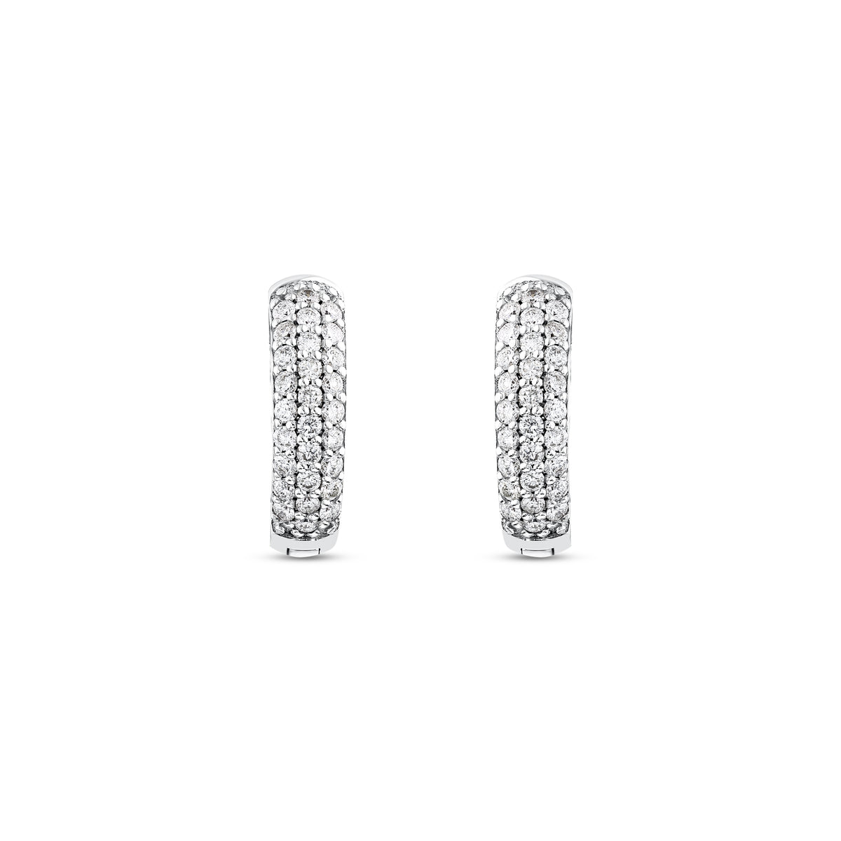 1,07 Karat Pırlantalı Halka Küpe