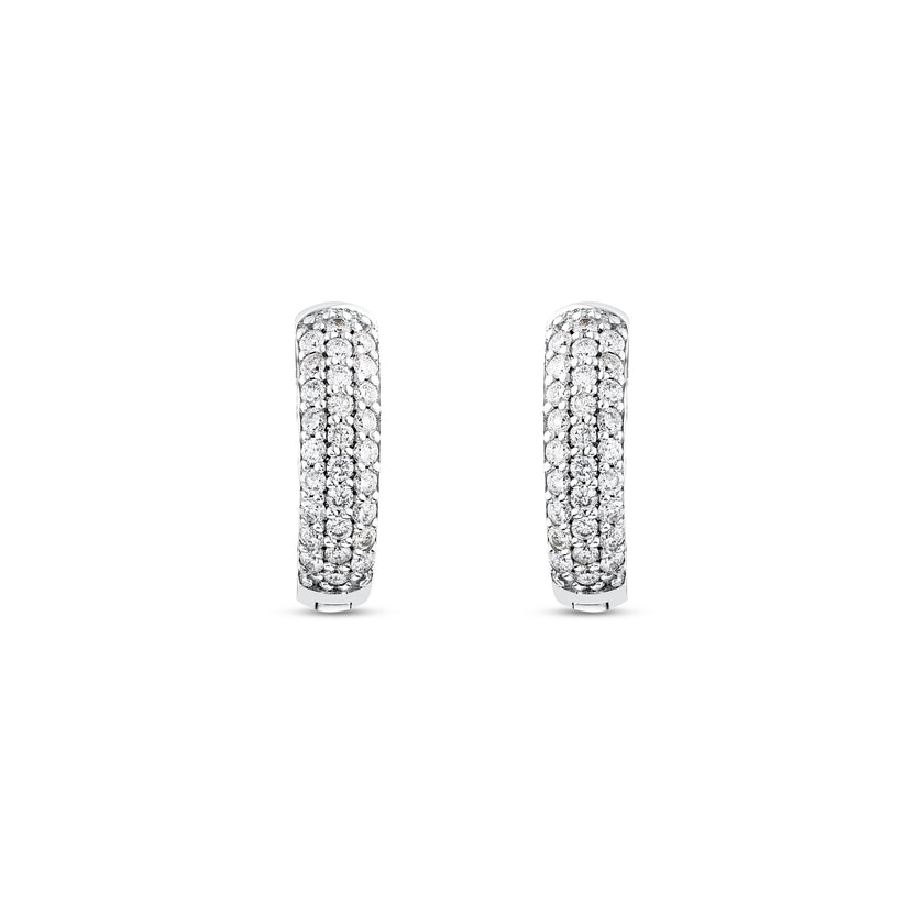 1,07 Karat Pırlantalı Halka Küpe
