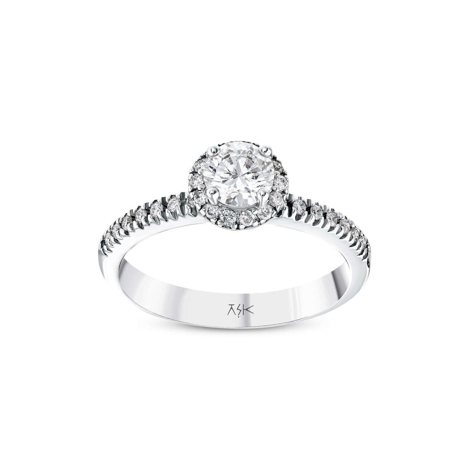 0,73 Karat Pırlantalı Tektaş Yüzük