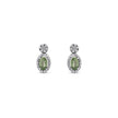 0,71 Karat Pırlantalı Peridot Küpe