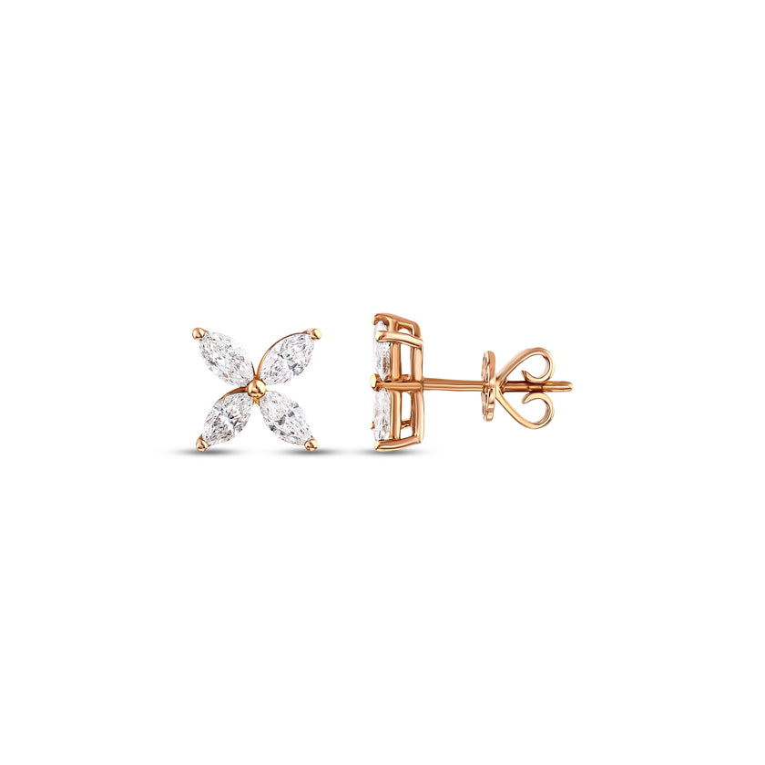 1,18 Karat Pırlantalı Özel Tasarım Küpe