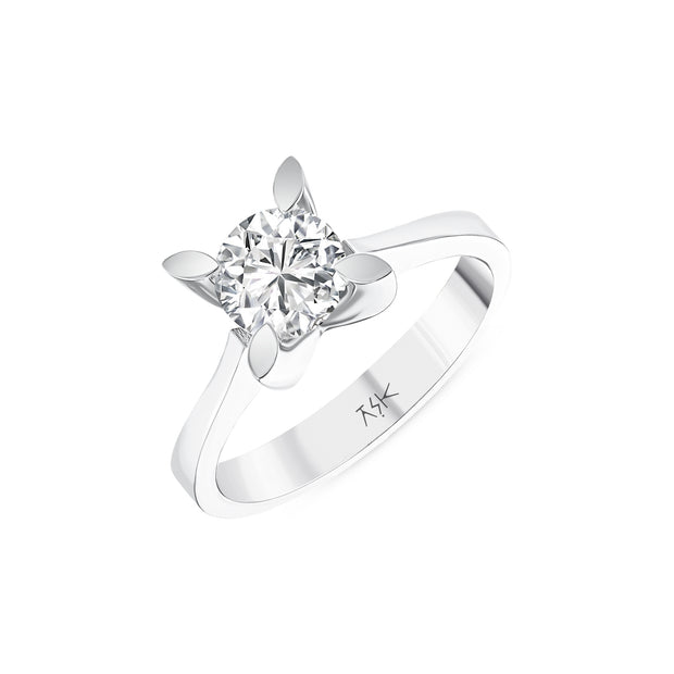 1,00 Karat Pırlanta Sertifikalı Tektaş Yüzük