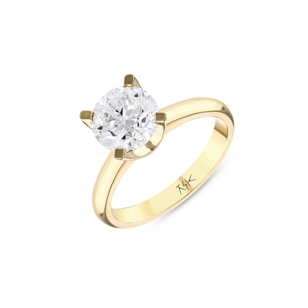 2,00 Karat Pırlanta Sertifikalı Tektaş Yüzük