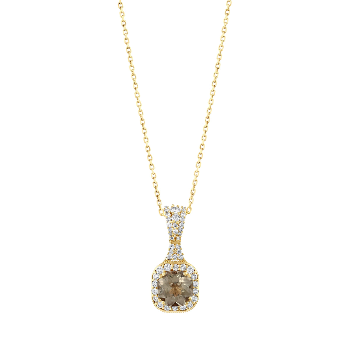 1,80 Karat Pırlantalı Zultanit Kolye