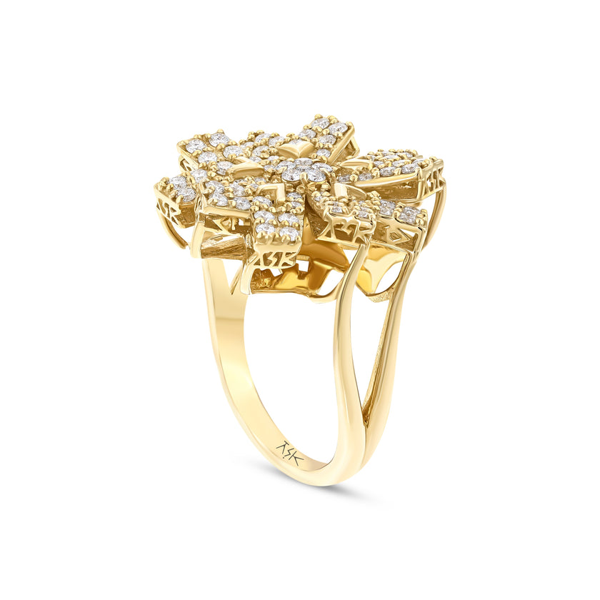 0,78 Karat Pırlantalı Özel Tasarım Yüzük