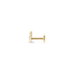 0.15 Karat Pırlantalı Yaprak Piercing