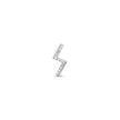 0.08 Karat Pırlantalı Şimşek Piercing