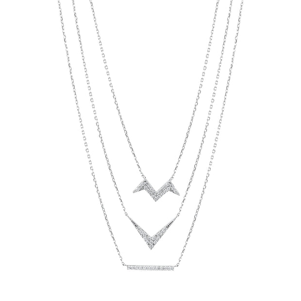 0.44 Karat Pırlantalı Özel Tasarım Kolye