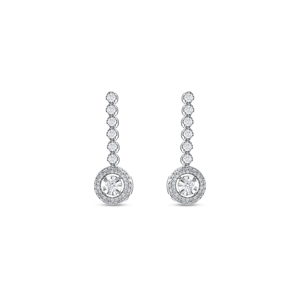 0.83 Karat Pırlantalı Özel Tasarım Küpe